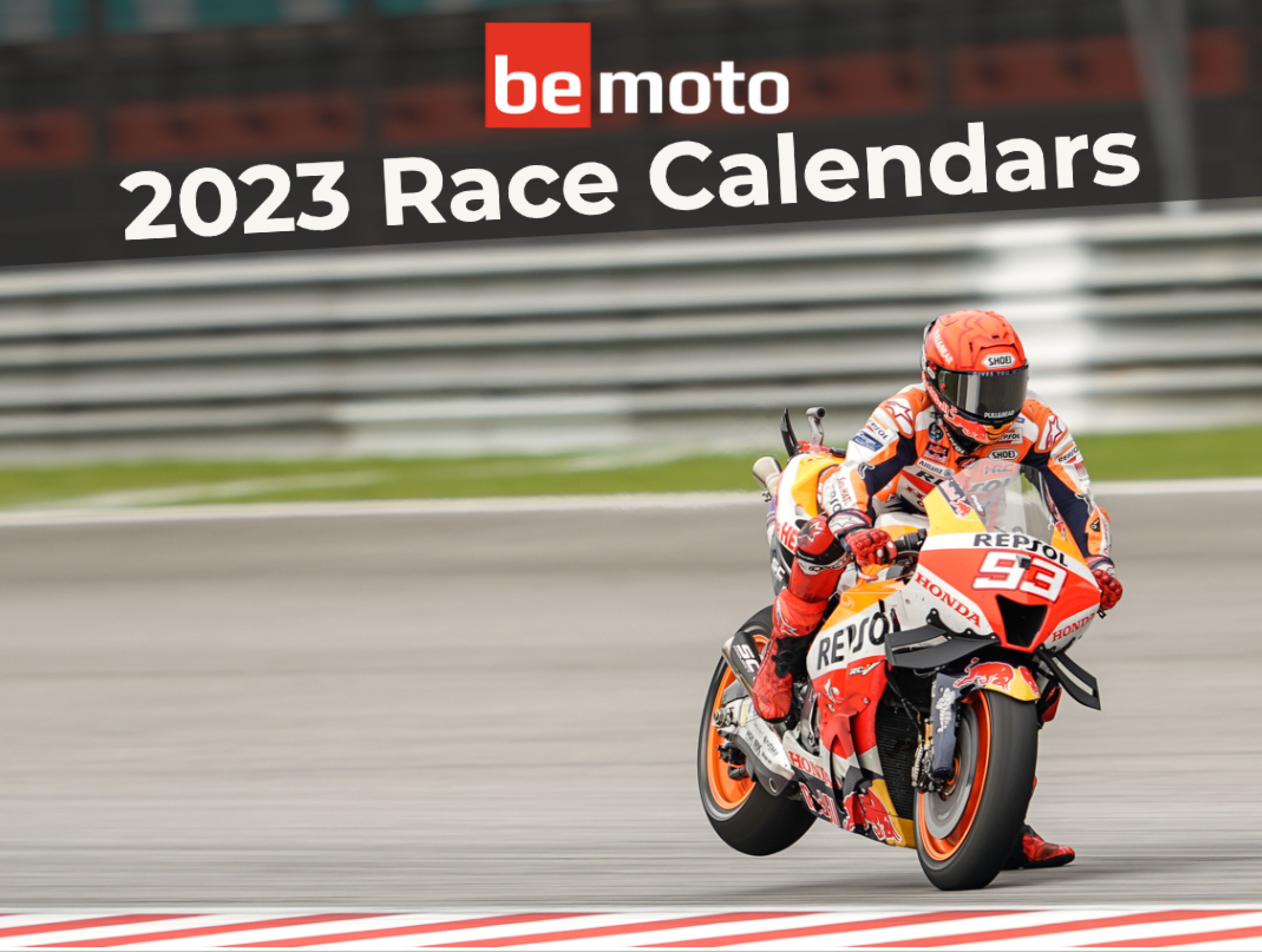 2023 Motorcycle Race Calendars BeMoto