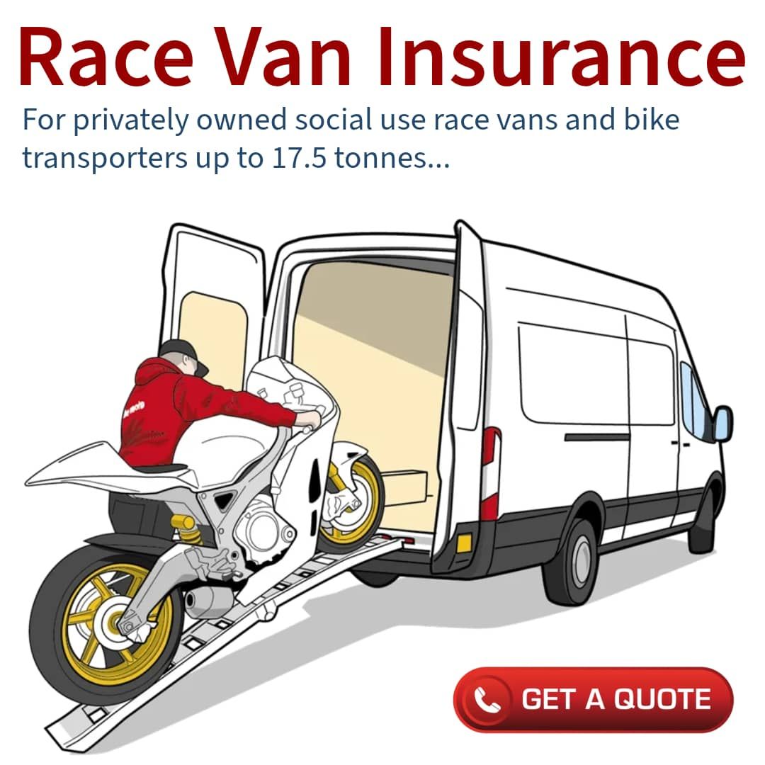 Call for a Race Van Insurance quote today