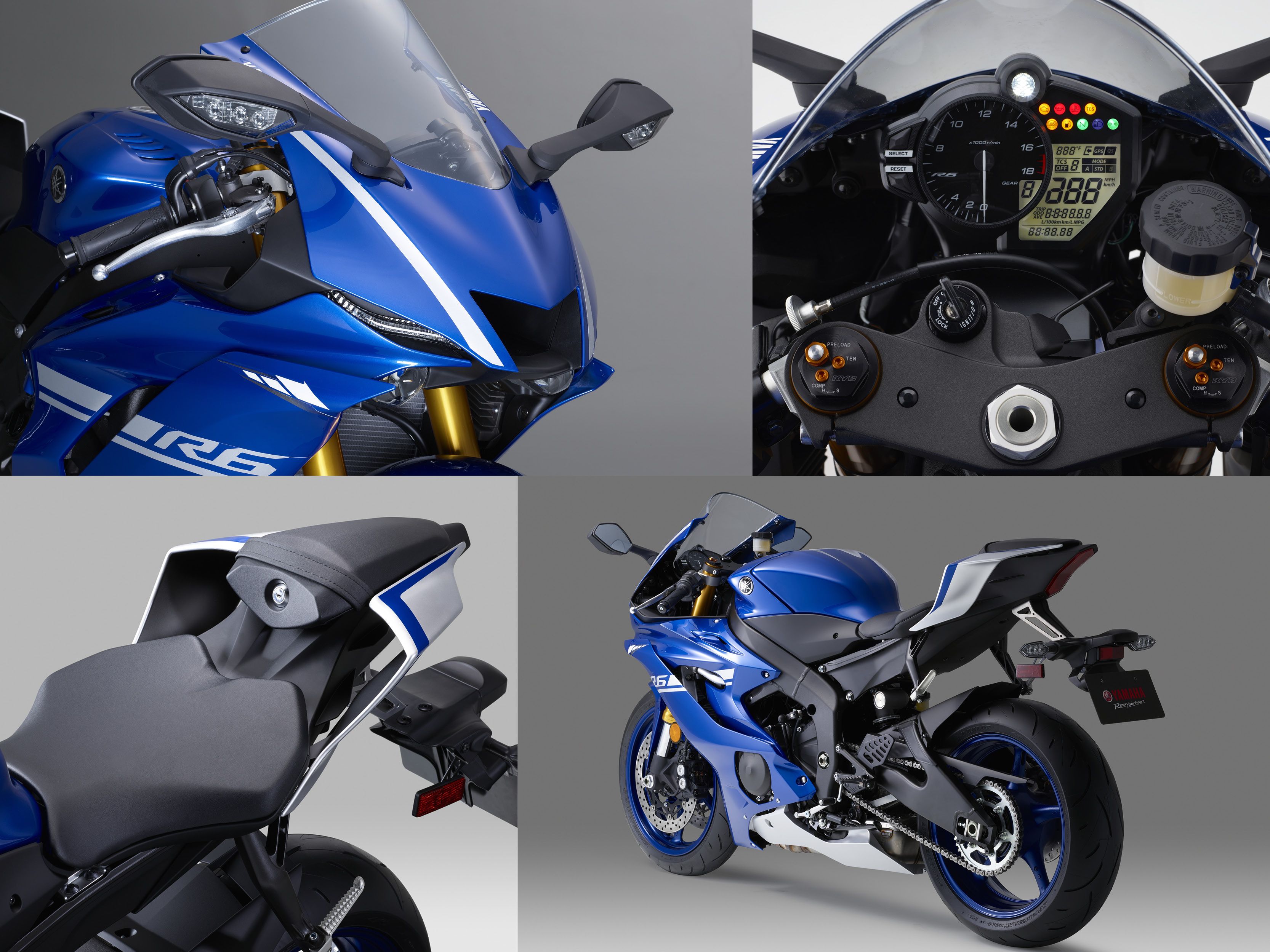 The new 2017 Yamaha YZF-R6 Supersport Bike | BeMoto