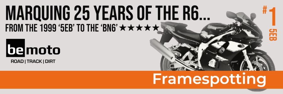 Frame Spotting: A guide to marque 25 years of the Yamaha YZF-R6 | BeMoto